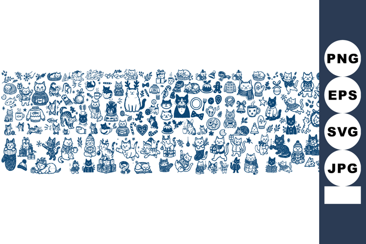 Cute Cat Clipart Image 10