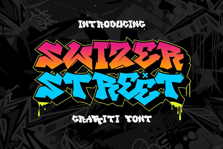 Swizer Street - Urban Graffiti Font