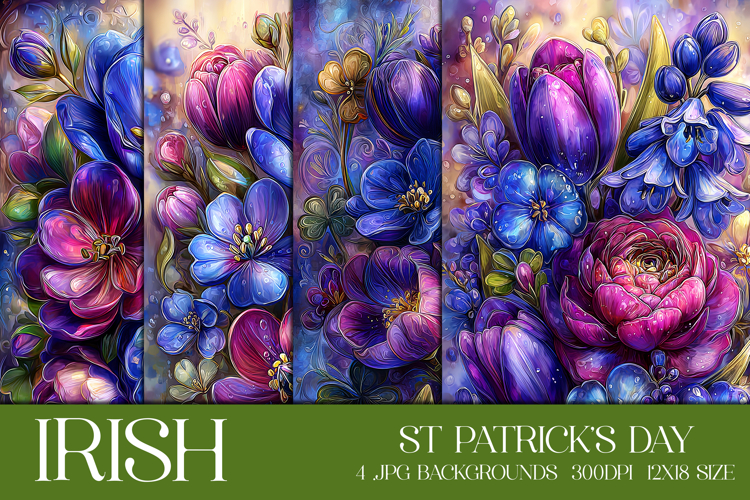 St Patricks Day Backgrounds, Irish, Card, Garden Flag, s43