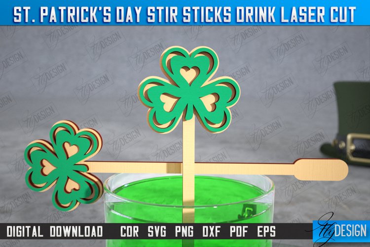 Four Leaf Clover Clipart Image 8