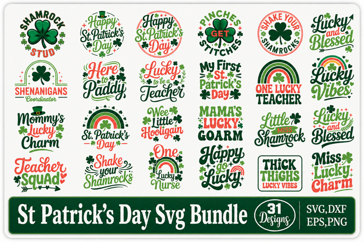 St Patricks Day Svg Bundle