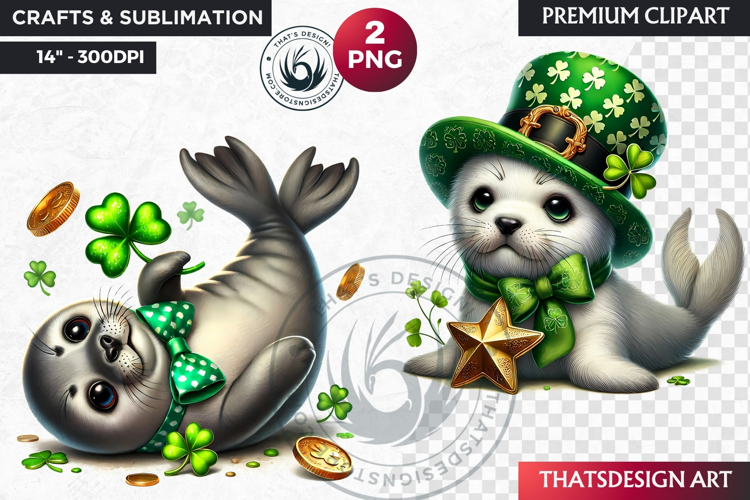 Watercolor Shamrock Clipart Image 3