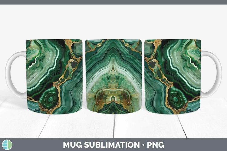 St Patricks Agate Mug Wrap Sublimation Coffee Cup Designs