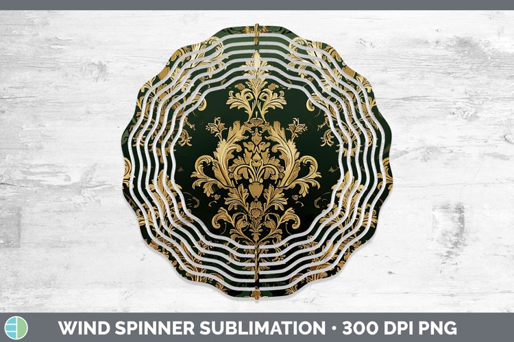 GorgeousSt Patricks Wind Spinner design.