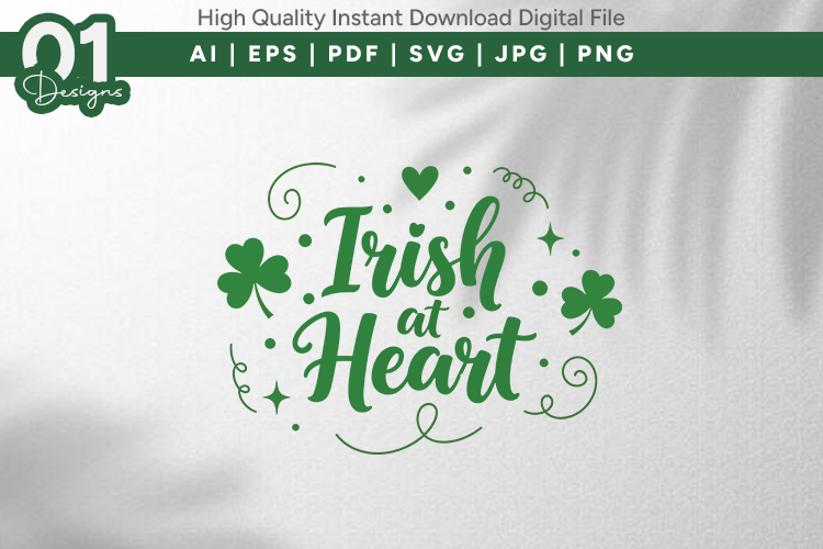 Shamrock Heart Svg Image 6