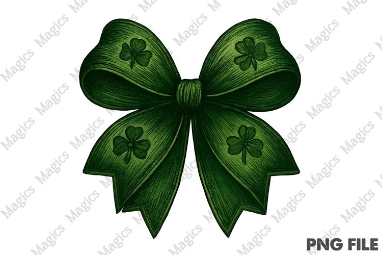 St Patricks Day Bow PNG St Patricks Day