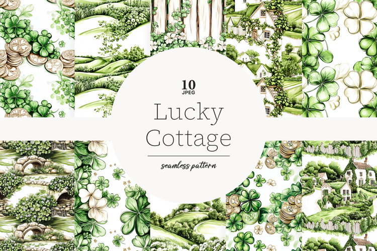 St Patricks Day Digital Paper | St Patrick Day Pattern