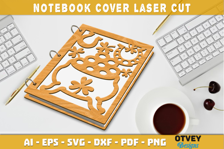 St Patricks Day Notebook Cover Lasercut| Wooden Notebook