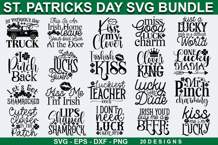 St. Patricks Day SVG Bundle - St. Patricks Day Svg Design