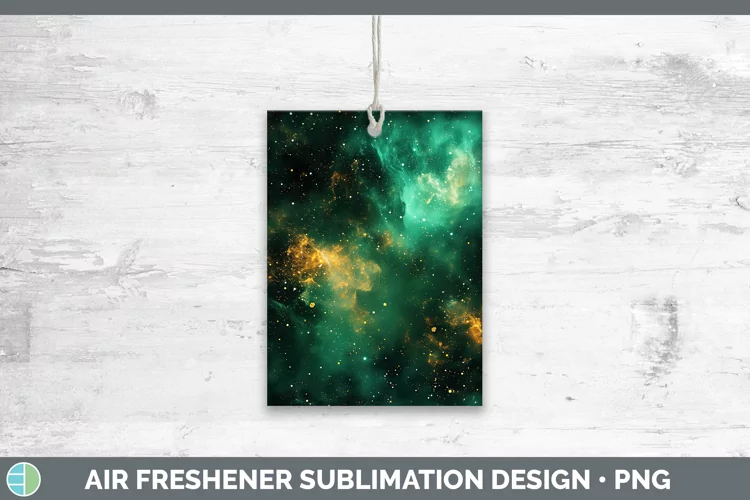 St Patricks Galaxy Air Freshener Sublimation Car Freshener D