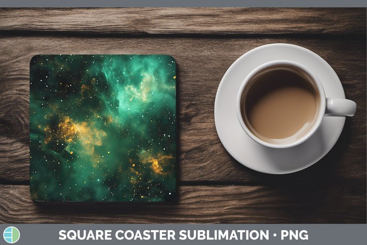 GorgeousSt Patricks Square Coaster design.
