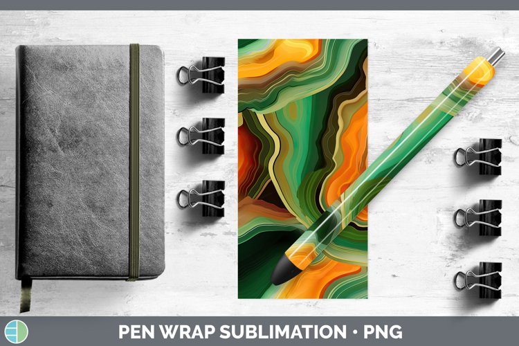 GorgeousSt Patricks Pen Wrap design.