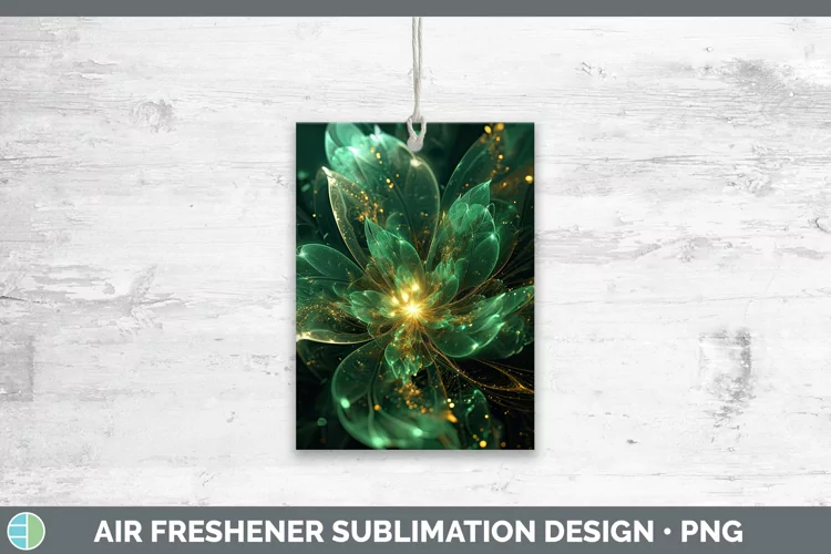 St Patricks Glow Flowers Air Freshener Sublimation Car Fresh