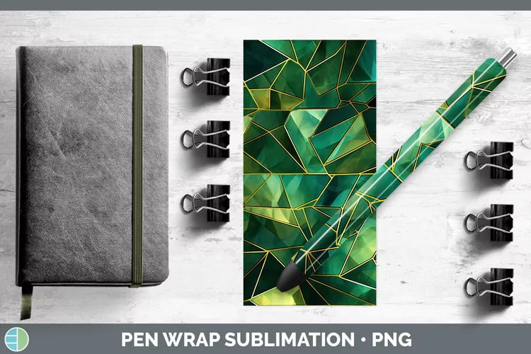 St Patricks Holographic Pen Wrap Sublimation Pen Designs