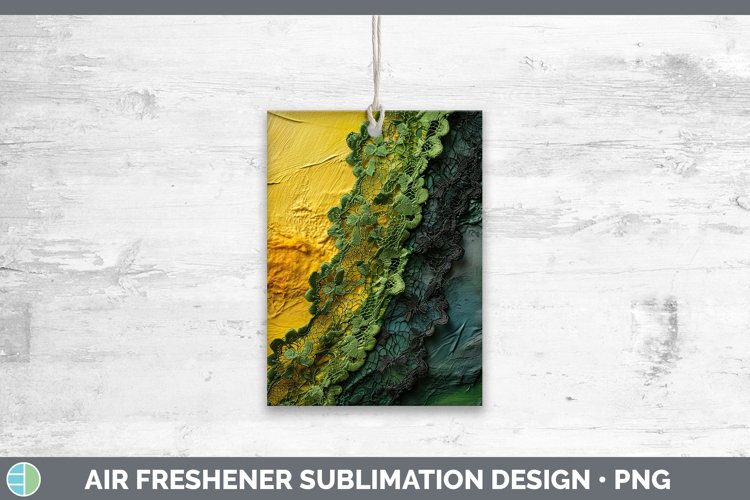 St Patricks Lace Air Freshener Sublimation Car Freshener Des