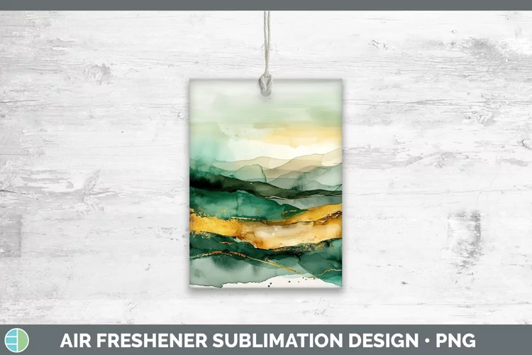 St Patricks Landscape Air Freshener Sublimation Car Freshene