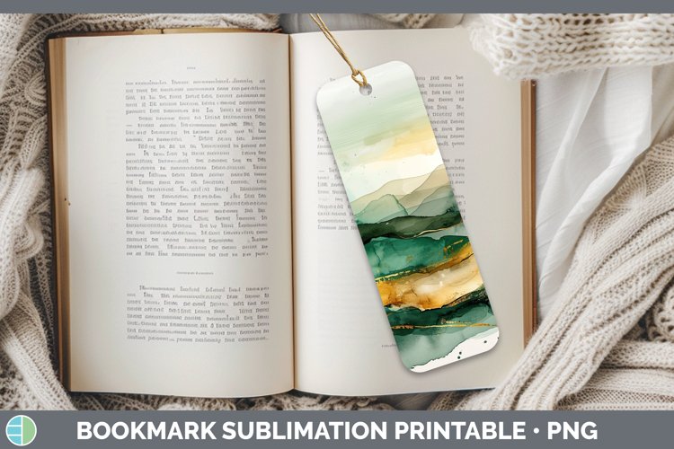 St Patricks Landscape Bookmark Sublimation Printable Designs