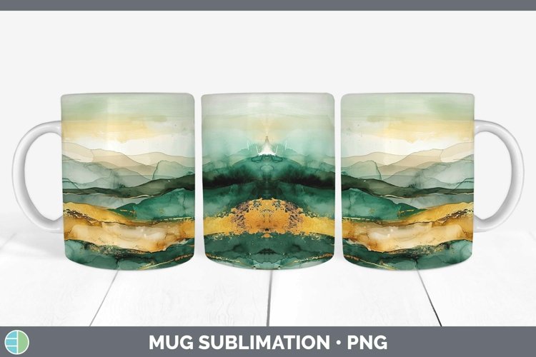 GorgeousSt Patricks Mug Wrap design.