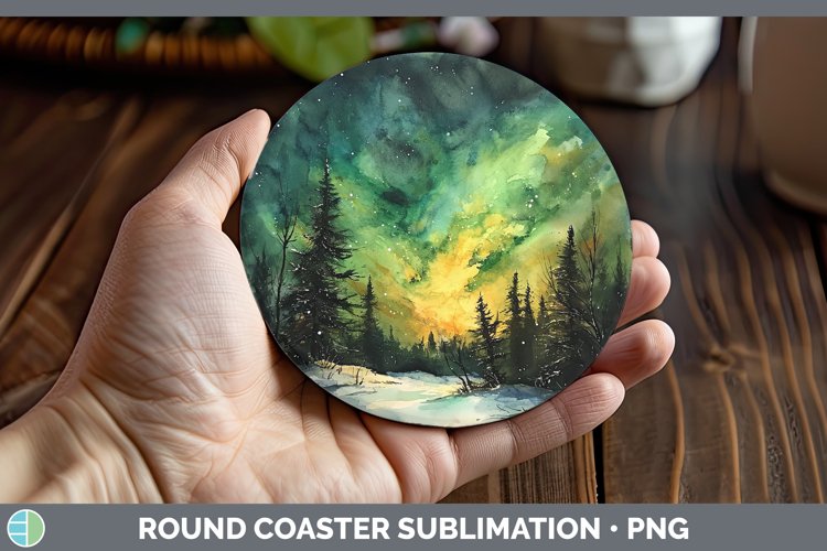 GorgeousSt Patricks Round Coaster design.