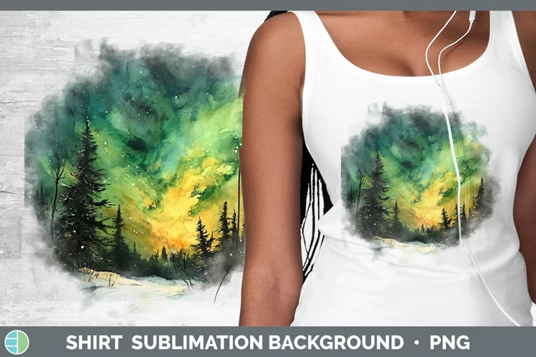 St Patricks Northern Lights Shirt Sublimation Sublimation Ba