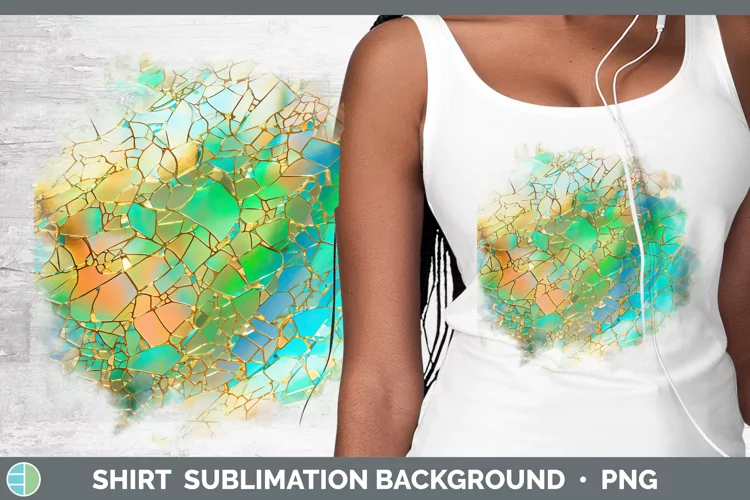 St Patricks Opalescent Shirt Sublimation Sublimation Backgro