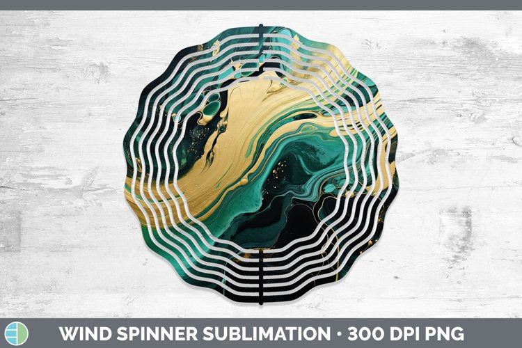 GorgeousSt Patricks Wind Spinner design.