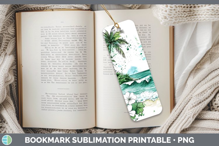GorgeousSt Patricks Splash Bookmark design.