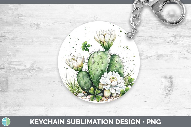 GorgeousSt Patricks Splash Keychain design.
