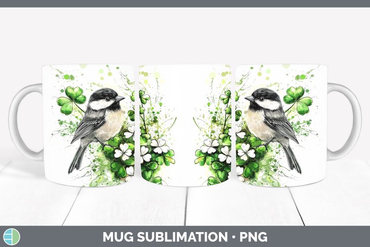 GorgeousSt Patricks Splash Mug Wrap design.