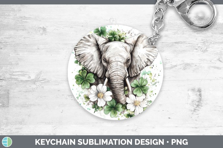 GorgeousSt Patricks Splash Keychain design.