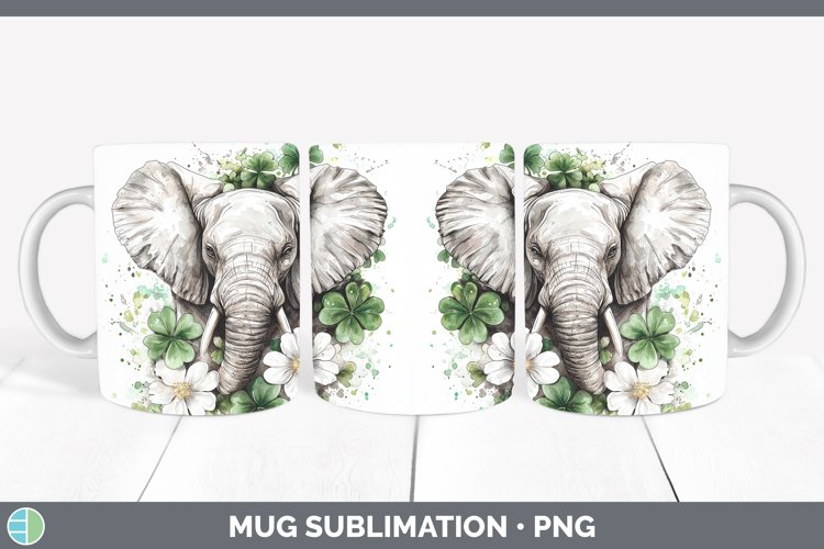 GorgeousSt Patricks Splash Mug Wrap design.