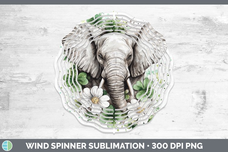 GorgeousSt Patricks Splash Wind Spinner design.
