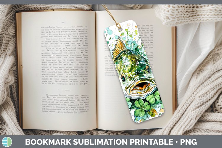 GorgeousSt Patricks Splash Bookmark design.