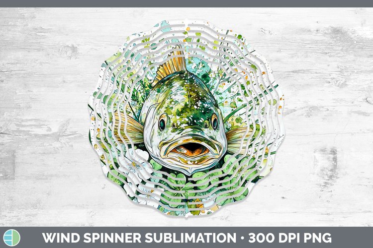 GorgeousSt Patricks Splash Wind Spinner design.