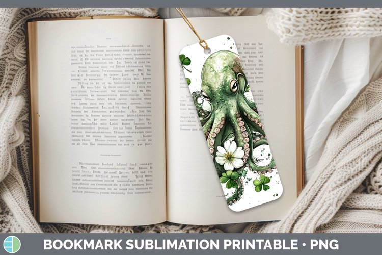 GorgeousSt Patricks Splash Bookmark design.
