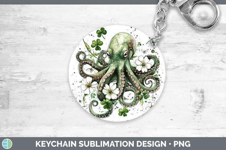 GorgeousSt Patricks Splash Keychain design.