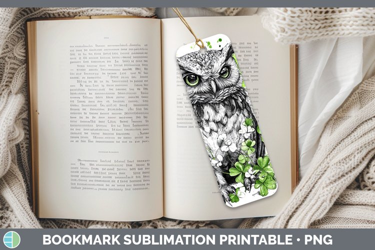 GorgeousSt Patricks Splash Bookmark design.