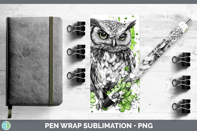GorgeousSt Patricks Splash Pen Wrap design.