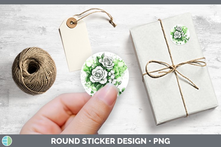GorgeousSt Patricks Splash Stickers design.