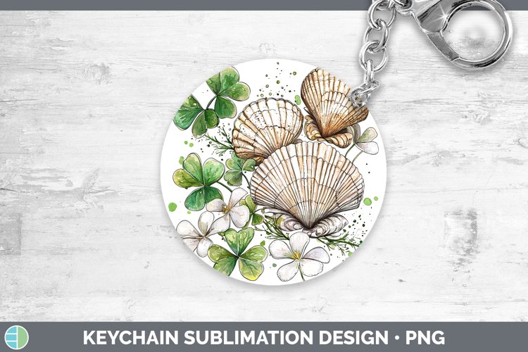 GorgeousSt Patricks Splash Keychain design.
