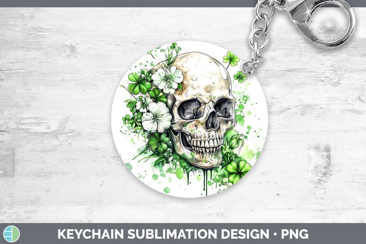 GorgeousSt Patricks Splash Keychain design.
