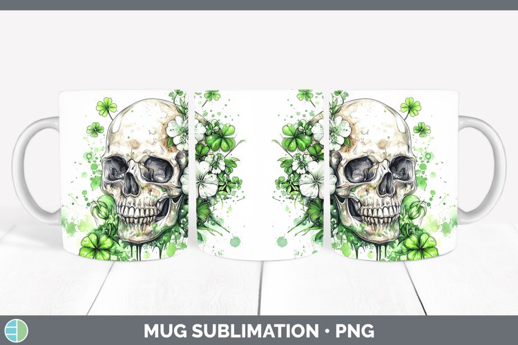 GorgeousSt Patricks Splash Mug Wrap design.