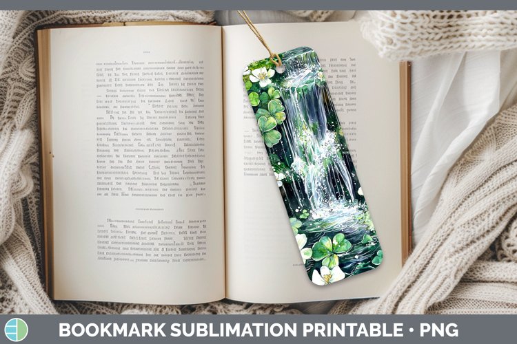 GorgeousSt Patricks Splash Bookmark design.