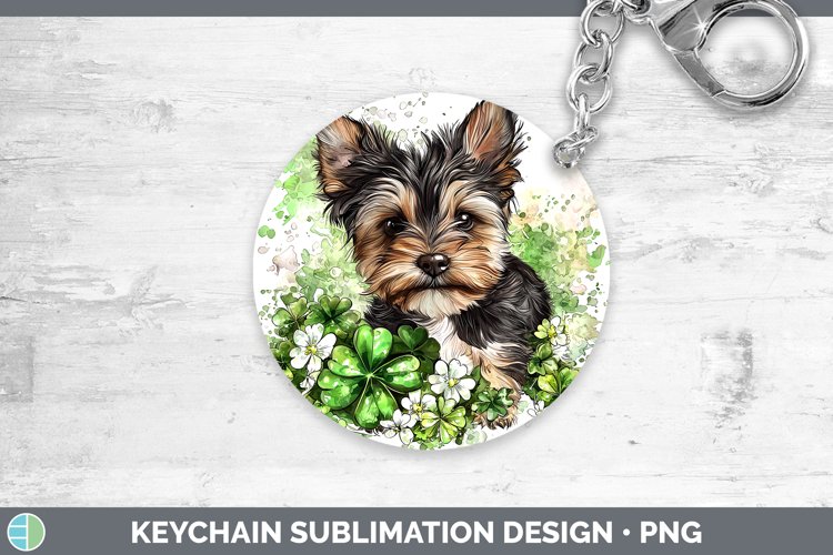 GorgeousSt Patricks Splash Keychain design.