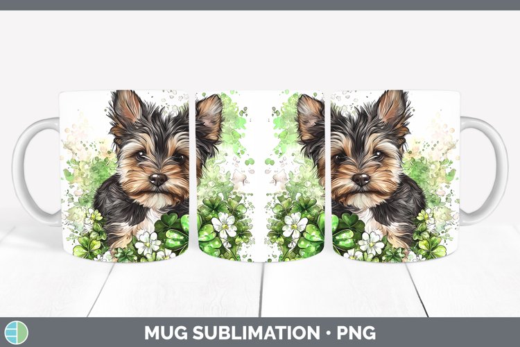 GorgeousSt Patricks Splash Mug Wrap design.