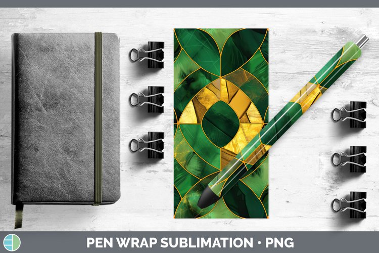 GorgeousSt Patricks Pen Wrap design.