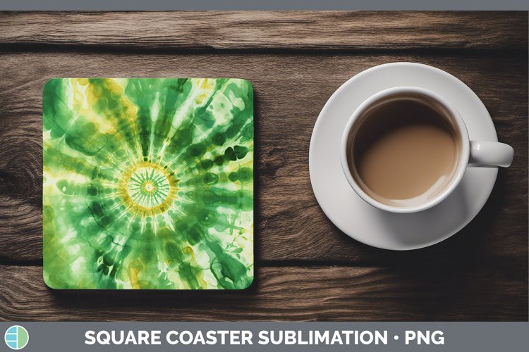 GorgeousSt Patricks Square Coaster design.