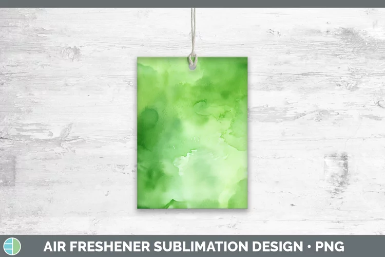 St Patricks Watercolor Air Freshener Sublimation Car Freshen