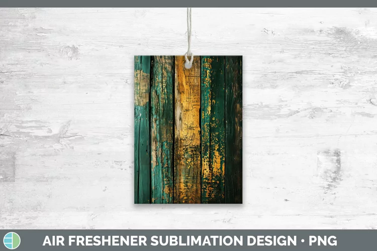 St Patricks Wood Air Freshener Sublimation Car Freshener Des