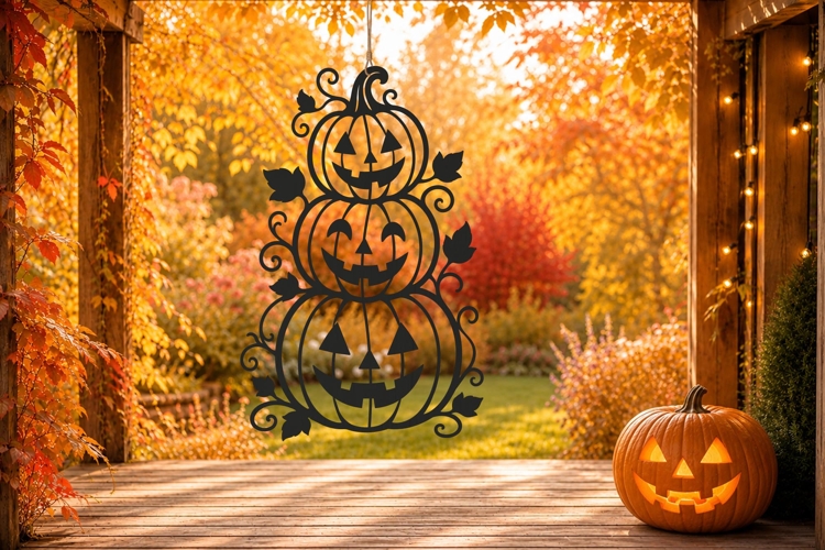 Jack O Lantern Silhouette Image 7